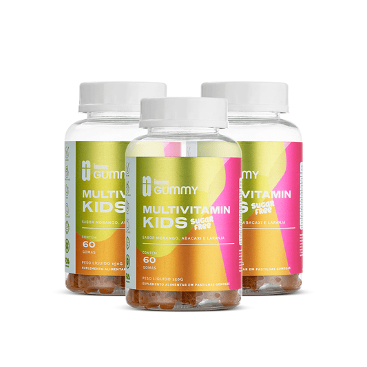 Kit 3 Multivitamínico Kids Innoveway Sugar Free - até 180 Dias de Tratamento - innoveway